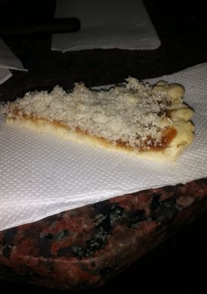 Una foto de Tarta de dulce de leche y coco(sin TACC) ❤️