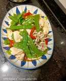 Stir Fry Squid with Flat Green Beans