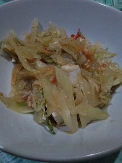 Foto resep Oseng pepaya muda