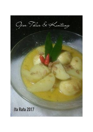 Foto resep Opor Telur & Kentang
