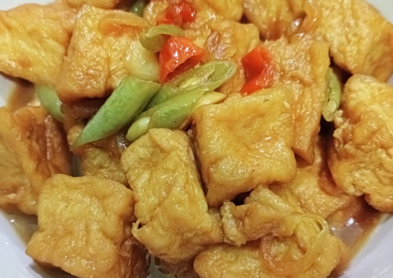 315. Tahu Berongkos Pedas