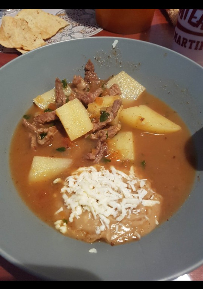 Una foto de Bistec de res estilo Sinaloa