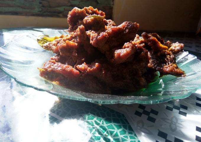 Age daging sapi (rendang ala ala)