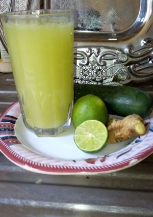 A picture of Cucumber drink.