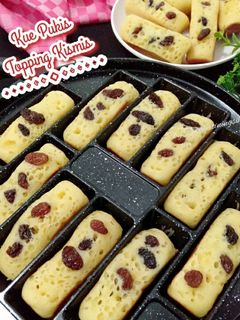 Foto resep Kue Pukis Topping Kismis