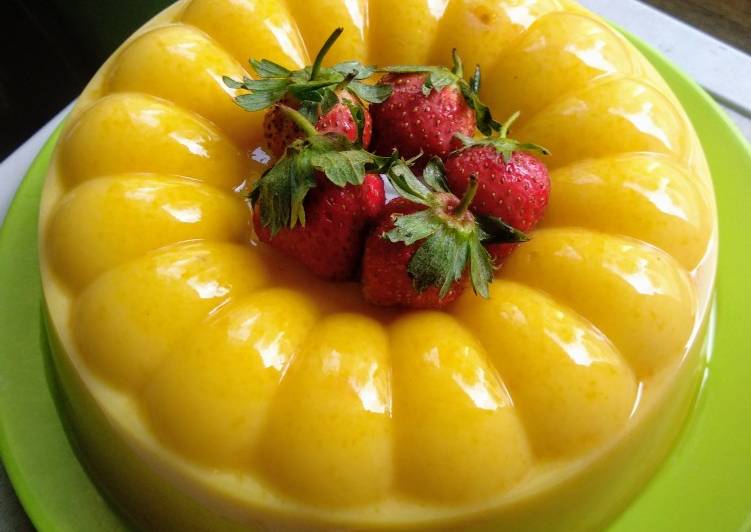 Cara Bikin Puding labu kuning anti gagal