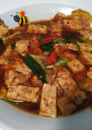 Foto resep Telur dan Tempe Masak Kecap Simpel Lezat