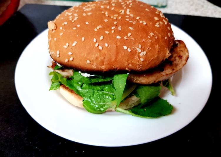 My Mexican Chicken Burger. π