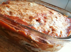 Una foto de Lasagna de berenjenas