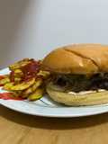 Burger and fries ✨