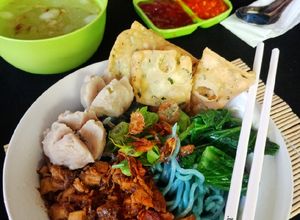 Foto resep Mie Ayam Bunga Telang