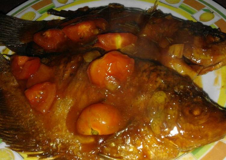 Cara buat Gurami Saus Tomat Sederhana Untuk Jualan