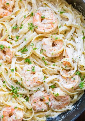 A picture of Shrimp Pasta Dish.