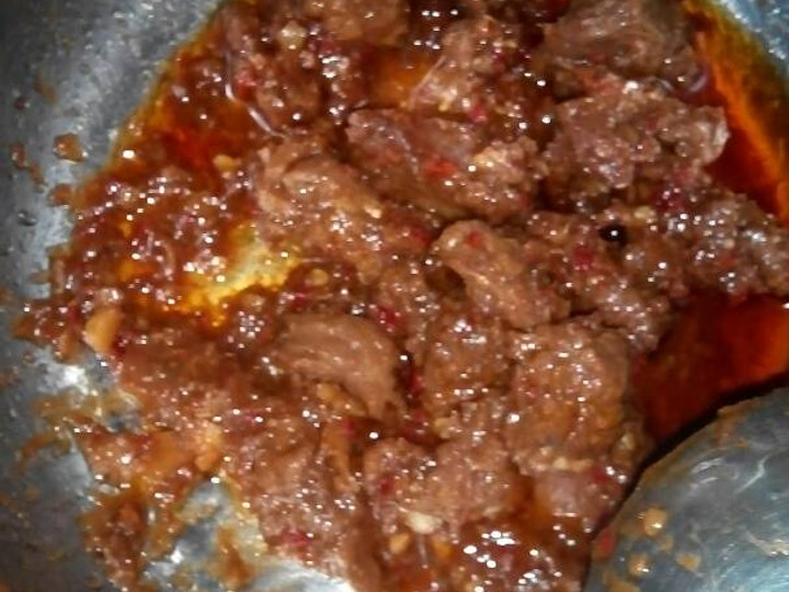 Standar Resep  memasak Sate Daging Pedas Manis hidangan Idul Adha yang menggugah selera