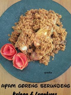 Foto resep Ayam Goreng Serundeng Kelapa & Lengkuas
