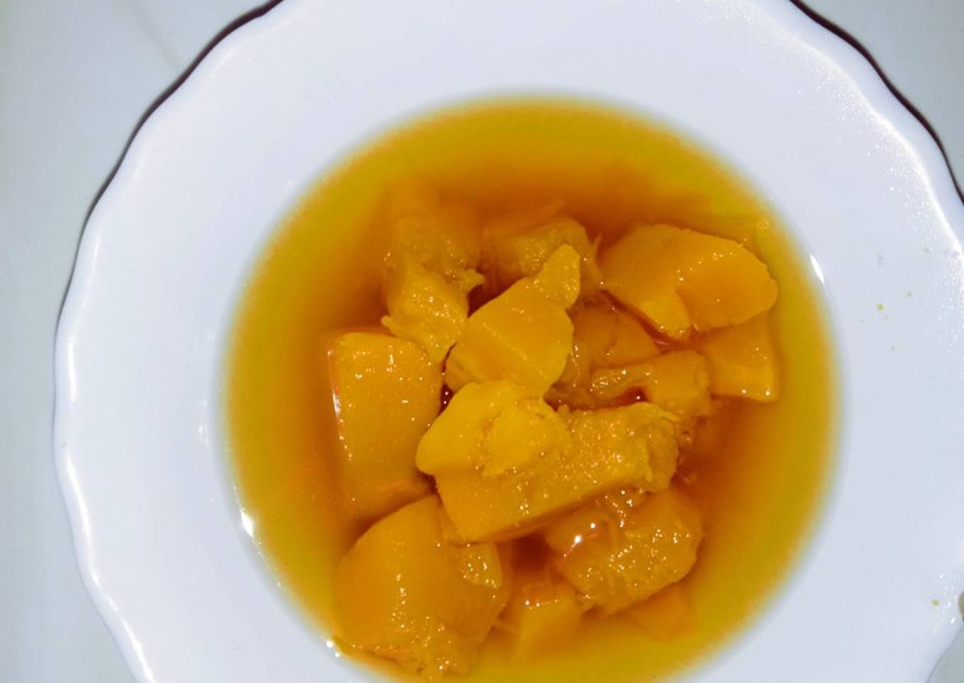 Kolak waluh (tanpa santan)