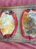 Morrones rellenos a la parrilla