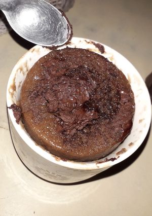 Una foto de Torta Nutella en microondas