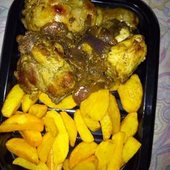 A picture of Chickendryfry and fries.