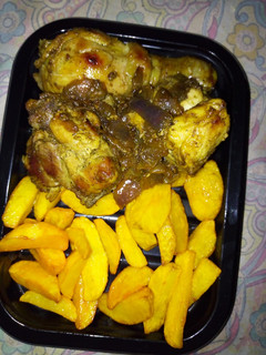 A picture of Chickendryfry and fries.