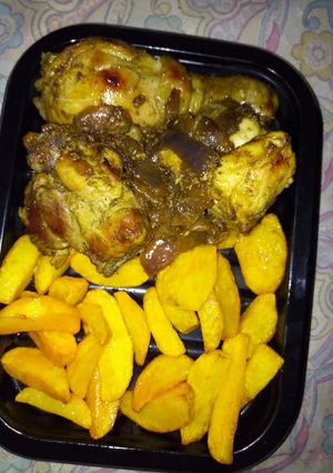 A picture of Chickendryfry and fries.