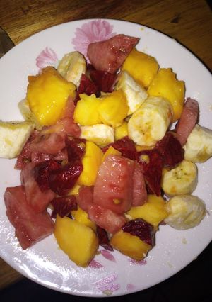 A picture of Fruit salad#4week challenge#authormarthon.