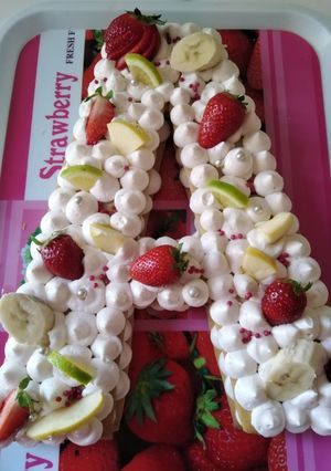 صورة لوصفة كيكة عيد ميلادي 😋😋