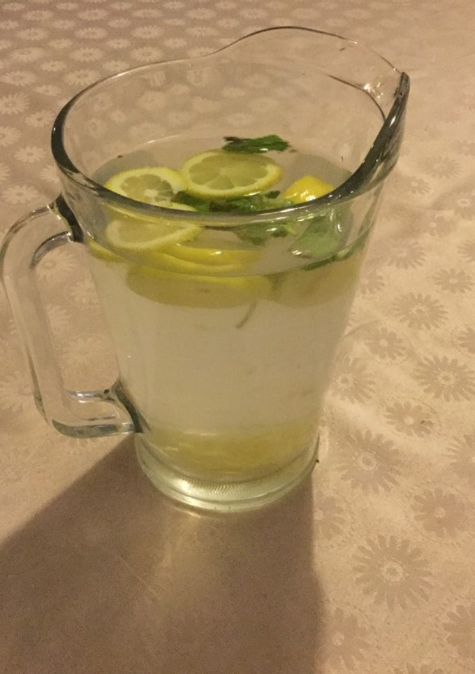 Una foto de Agua fresca saborizada