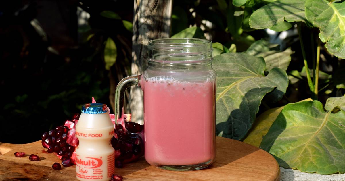 Probiotic Pomegranate Juice with Yakult Recipe by Shrikripa Cookpad
