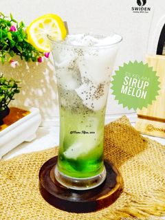 Foto resep Es Kelapa Sirup Melon
