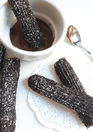 Une photo de Churros chocolat au four