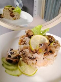 Фото Ризотто с грибами🍚.