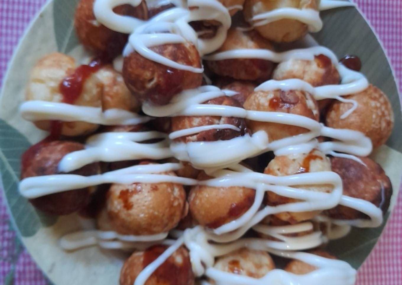 Takoyaki isi sosis keju