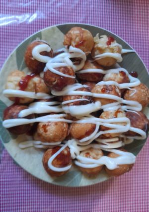 Foto resep Takoyaki isi sosis keju