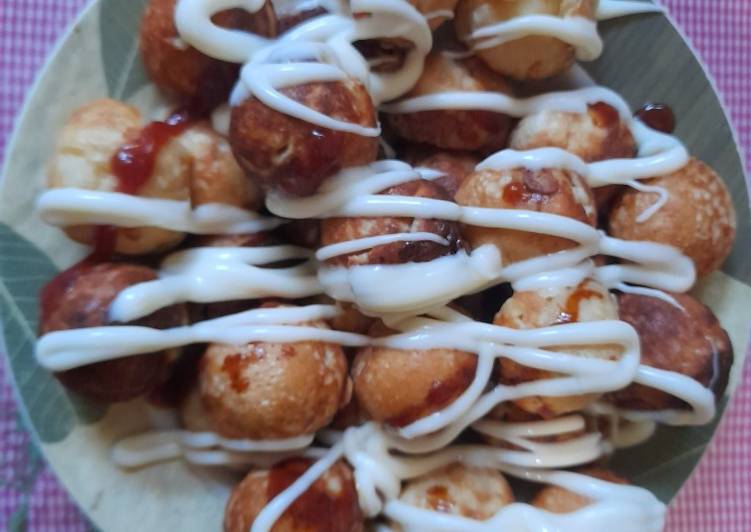 Gampangnya Membuat Takoyaki isi sosis keju Ala Rumahan