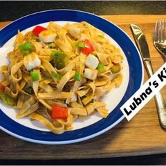 Drunken Noodles:🥢 A picture of Drunken Noodles:🥢.