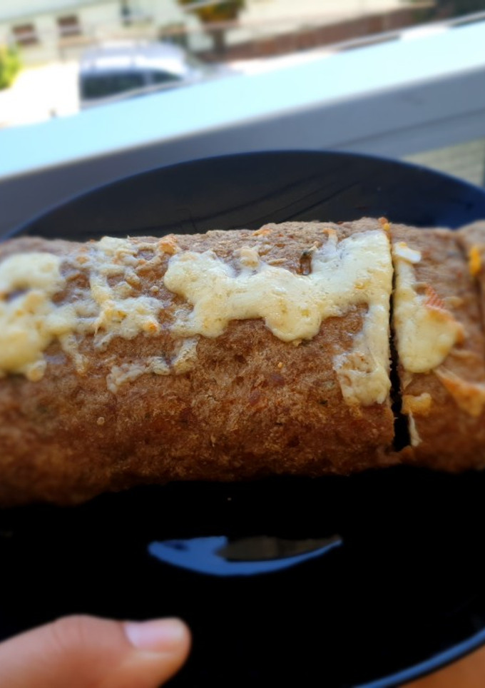 Una foto de Pastel de carne picada relleno con verduras