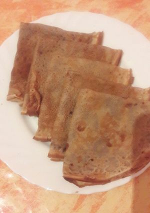صورة لوصفة كريب بالشوكولاته