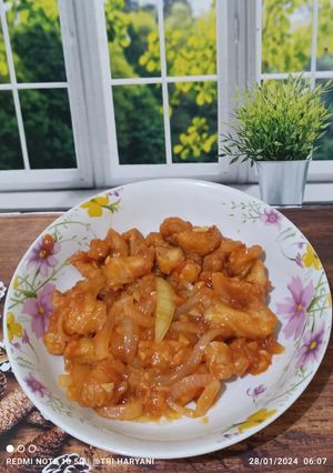 Foto resep Ayam Goreng Saos Pedas Manis