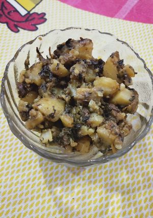 A picture of Dry methi veg.