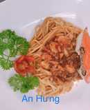 Mỳ Ý Cua Sốt Tôm