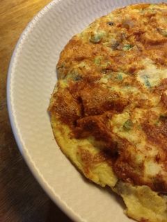 Foto resep Telur Dadar Udang Jamur Keju
