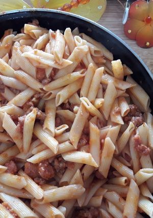 Foto principal de Macarrones con tarmenetas (chorizo)
