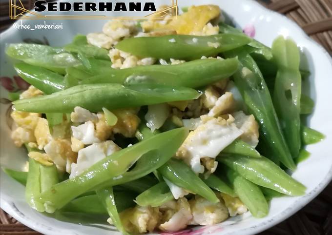 Cara Buat Tumis Buncis Telor (sederhana) Yang Enak