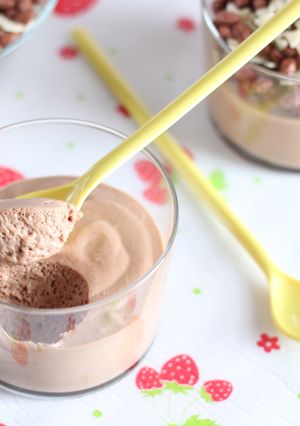 Una foto de Mousse de Nocilla y mascarpone