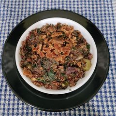 Laal Saag/ Chaulai Saag(Red Amaranth) A picture of Laal Saag/ Chaulai Saag(Red Amaranth).