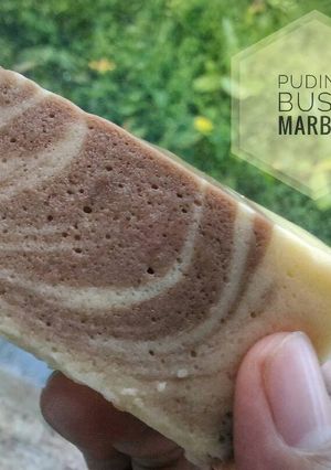 Foto resep Puding Busa Marble