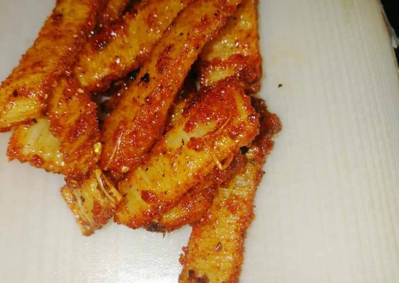 Banana steam fry