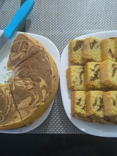 Foto resep Zebra cake simple