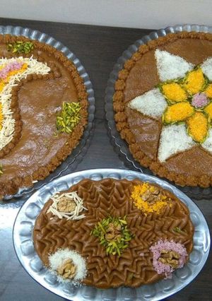 عکسی از دستور حلوا مجلسی